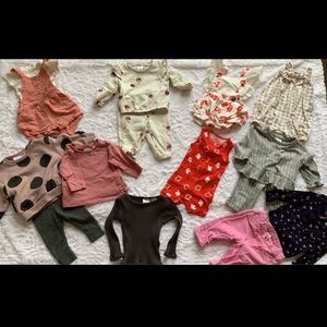 Mixed Baby Girl Clothing Lot - 16 items